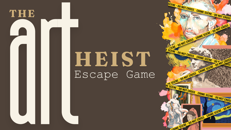 The Art Heist Escape Room Banner