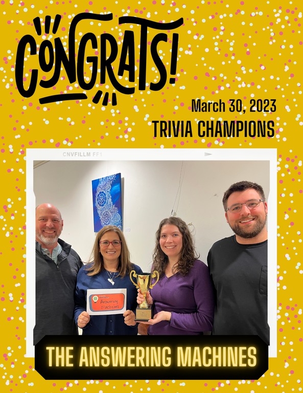 2023.03 Trivia Winners