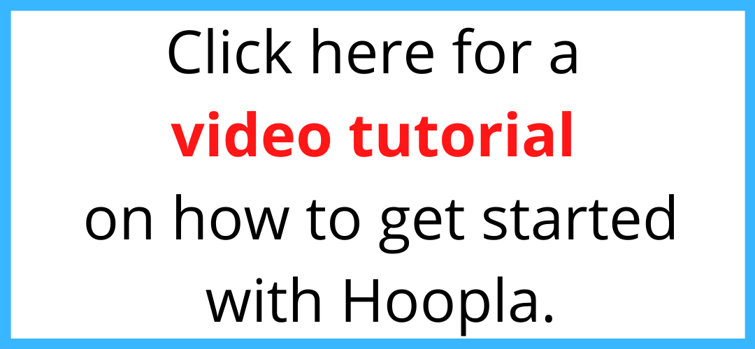 Hoopla Video Tutorial Icon Link